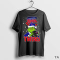 Top Minnesota Twins Baseball Grinch Holding Helmet Christmas T Shirt Sweater