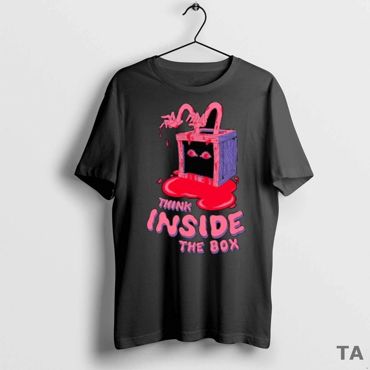 Top Offi Think Inside The Box T Shirt Sweater