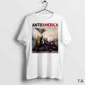 Top Portland Frog Antifamerica Comic T Shirt Sweater