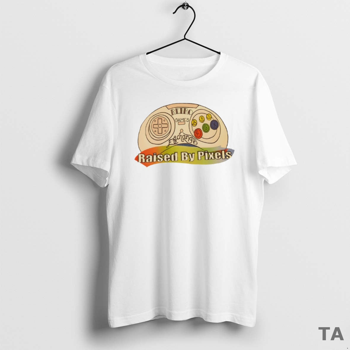 Top Raised By Pixels Retro T Shirt Sweater