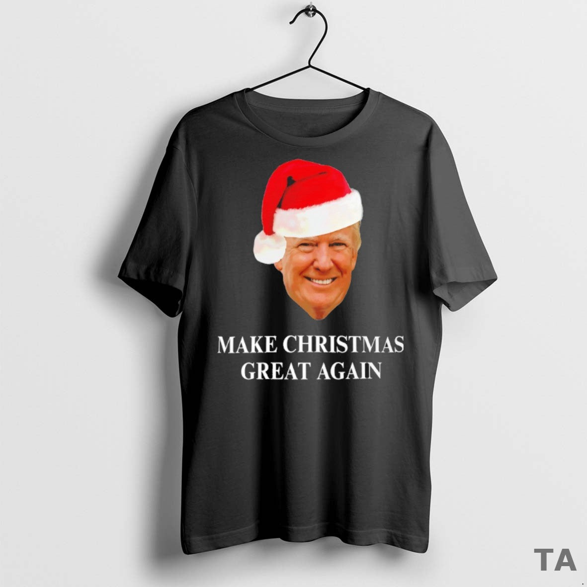 Top Santa Donald Trump Make Christmas Great Again T Shirt Sweater