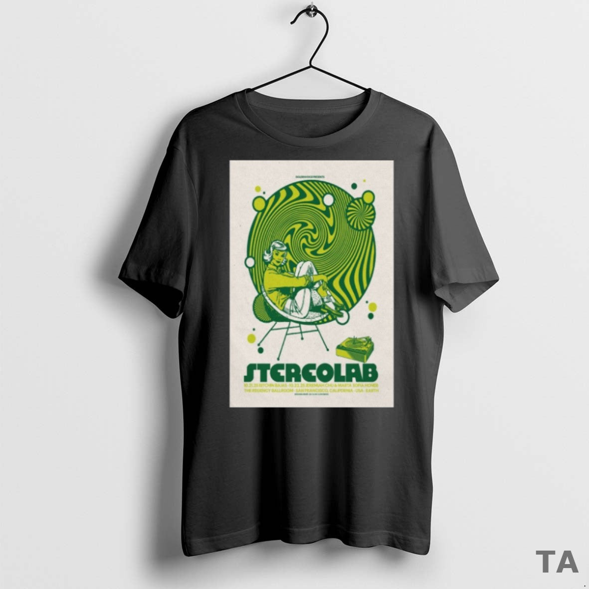 Top Stereolab November 22 23 2025 The Regency Ballroom San Francisco T Shirt Sweater