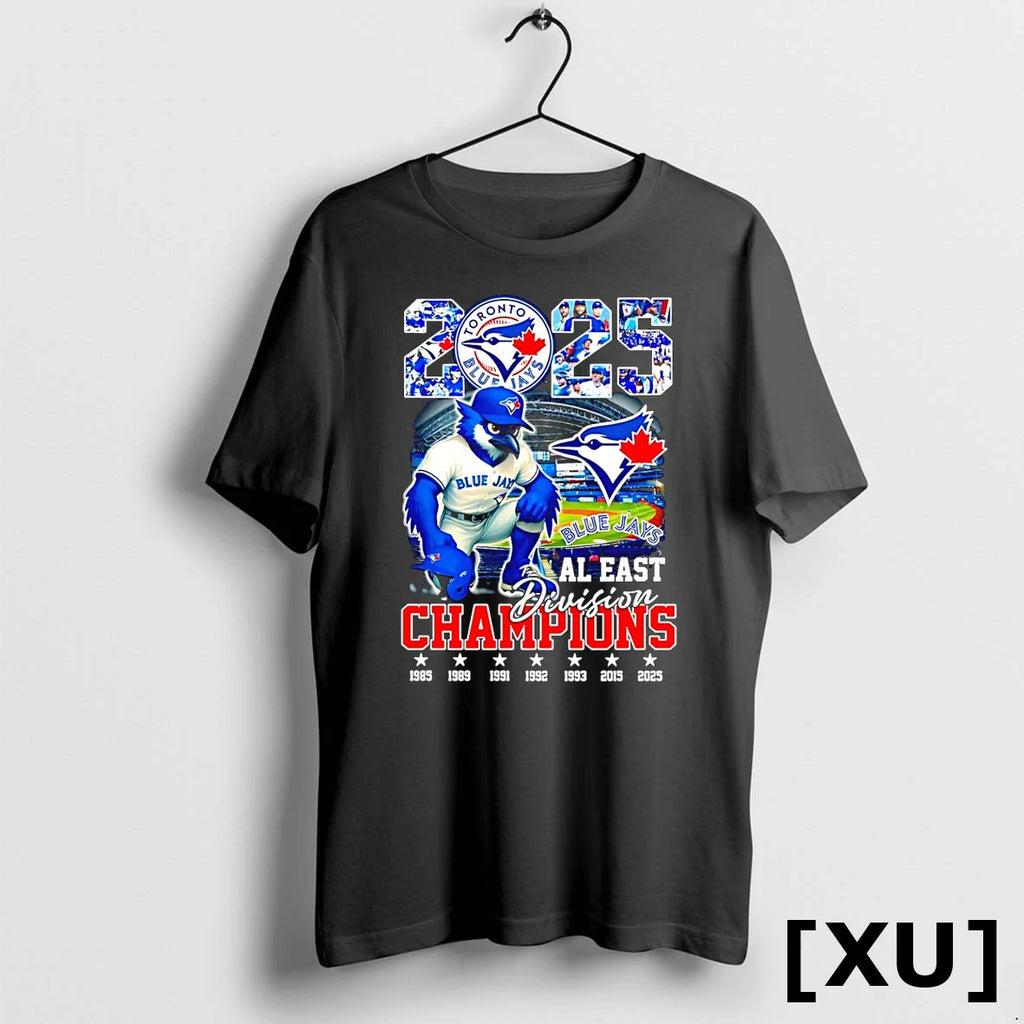 Toronto Blue Jays 2025 Al East Division Champions Mascot Tshirts Sweater