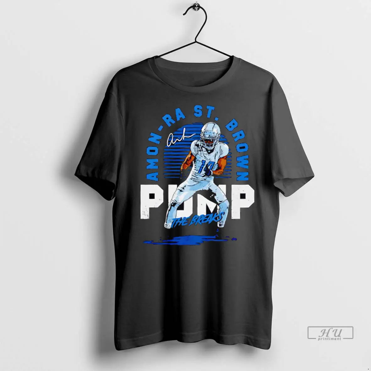 Trending Amon Ra St Brown Detroit Td Celebration T Shirts