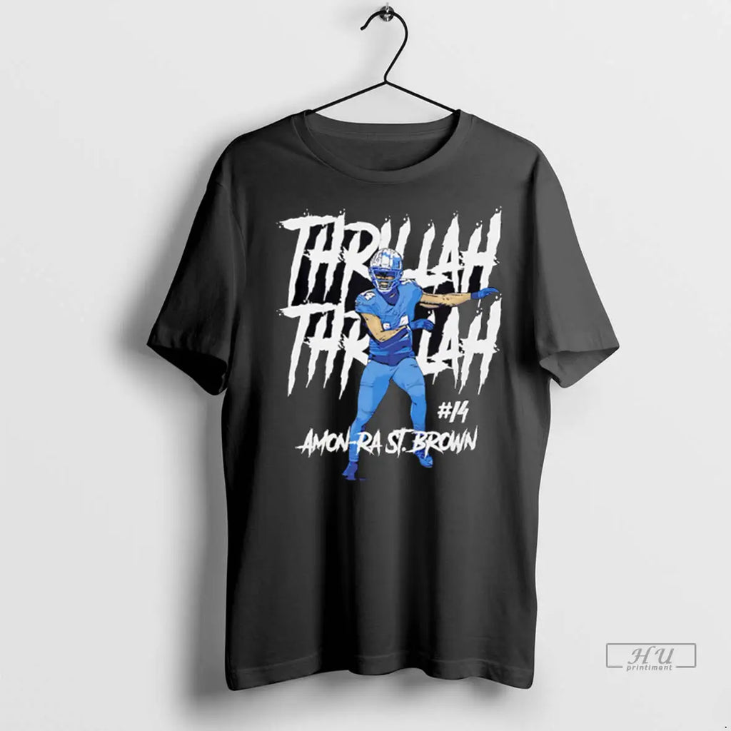 Trending Amon Ra St Brown Detroit Thrilla T Shirts