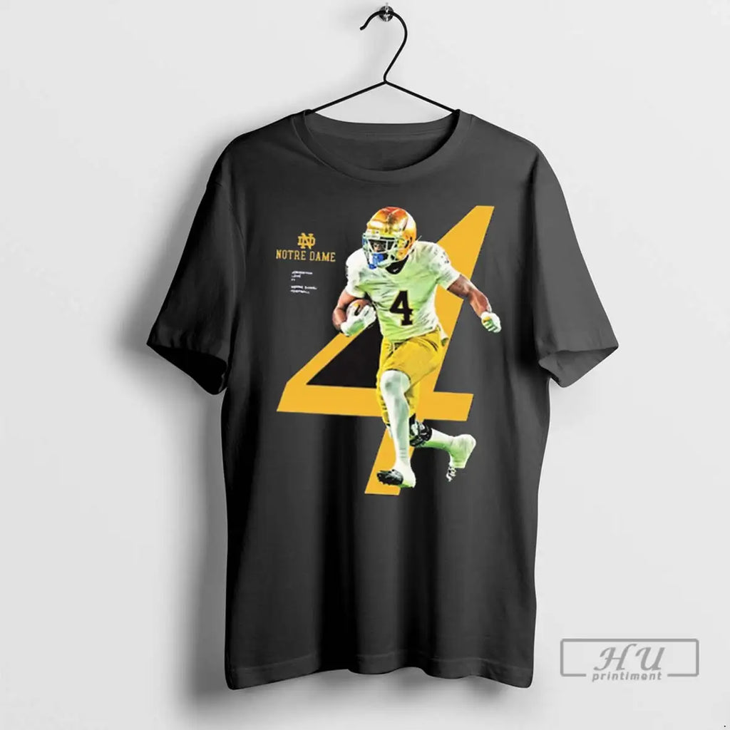 Trending Audric Estime Notre Dame Fighting Irish Football Breakthrough Series Nil Art T Shirts