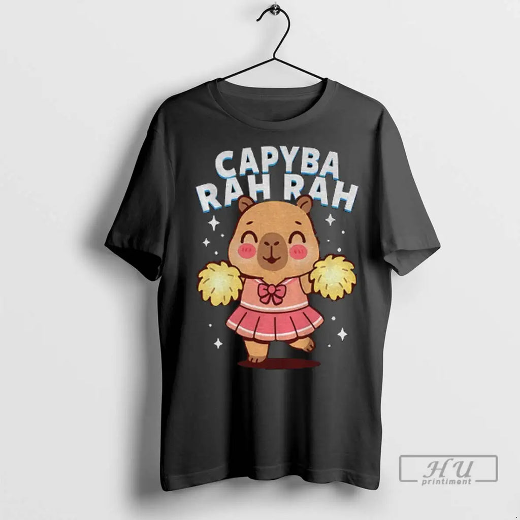 Trending Capybara Cheerleader Capyba Rah Rah Meme T Shirts