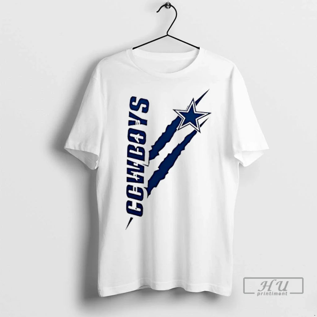 Trending Cowboys Color Scratch Design T Shirts