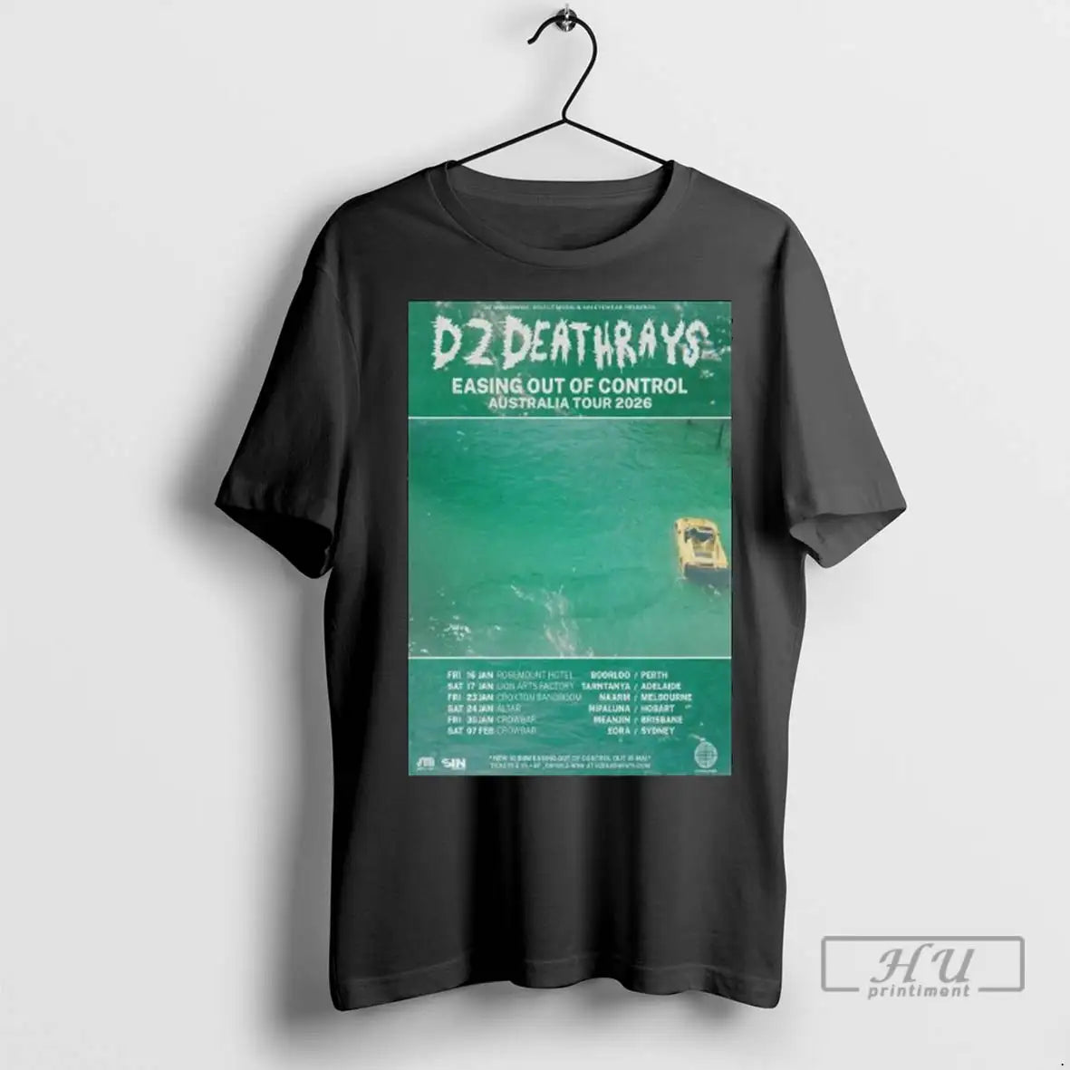 Trending Dz Deathrays Easing Out Of Control Australia Tour 2026 Long Sleve T Shirts