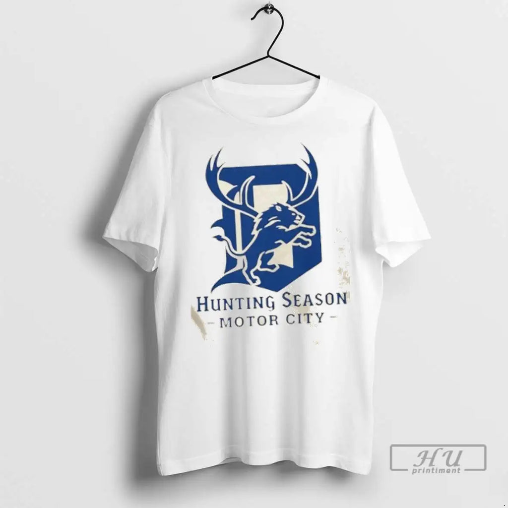 Trending Detroit Lions Hunting Season Motor City T Shirts