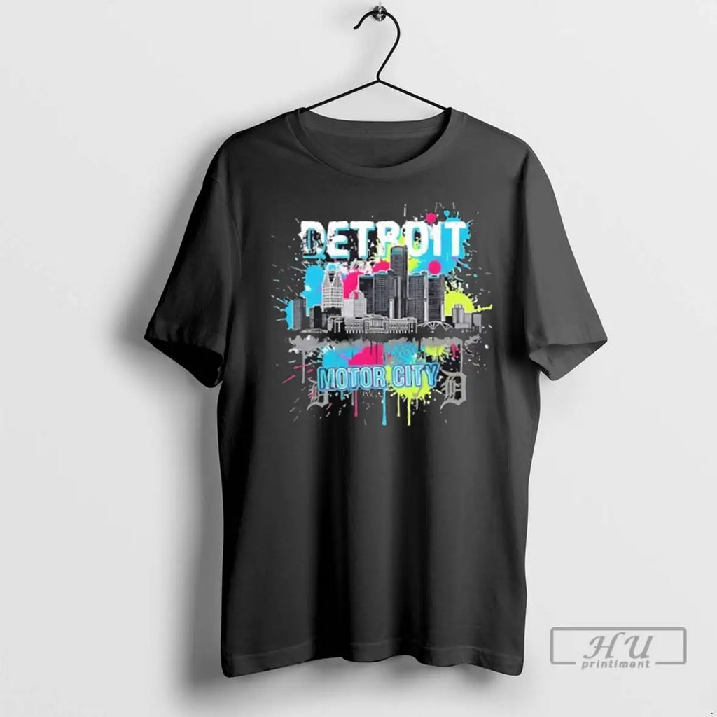 Trending Detroit Tigers Motor City Colorful T Shirts