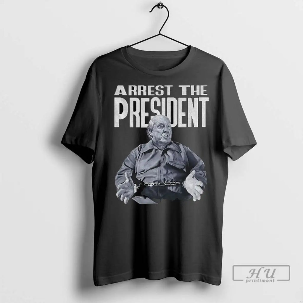 Trending Donald Trump Bald Lock Him Up Illustration Arrest The President T Shirts