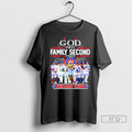 Trending God First Family Second Then Chicago Cubs Baseball Mascot And Players T Shirts