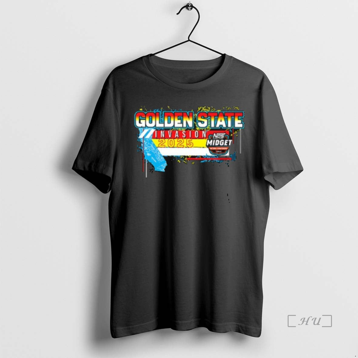 Trending Golden State Invasion 2025 California Car Racing Dates T Shirt Sweater