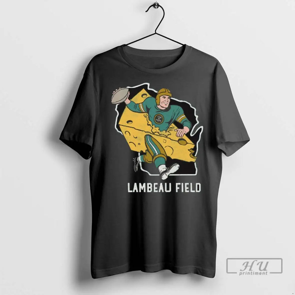 Trending Green Bay Packers Lambeau Field Life Is Good Cheesehead Player Painting T Shirts