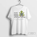 Trending Grinch Hawaiian Inner Peace Begins With Four Words Not My Fucking Problem T Shirts