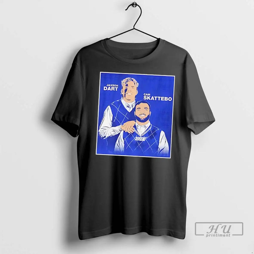 Trending Jaxson Dart And Cam Skattebo Family Portrait Step Brothers T Shirts