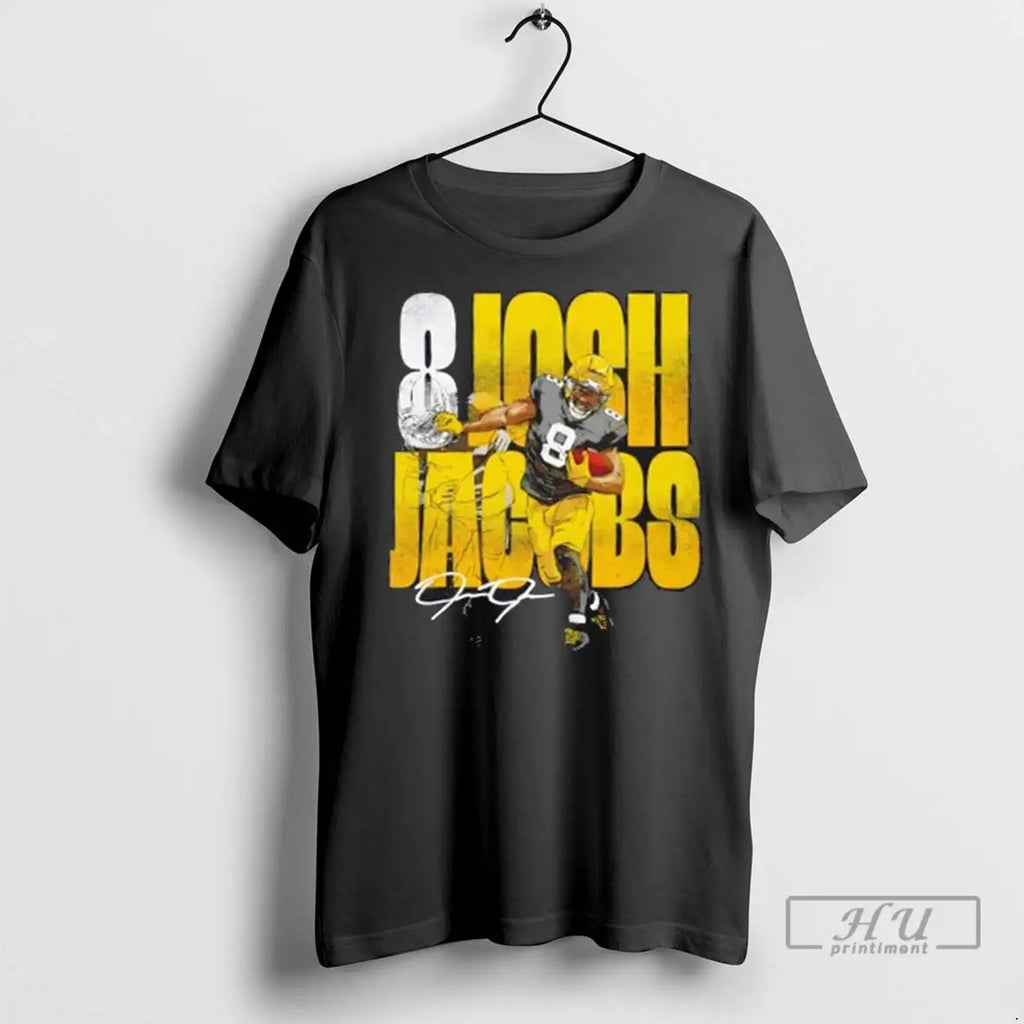 Trending Josh Jacobs Green Bay Packers Stiff Arm Signature T Shirts