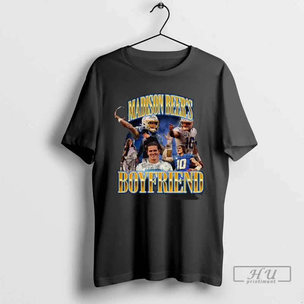 Trending Justin Herbert Los Angeles Chargers Madison Beers Boyfriend T Shirts