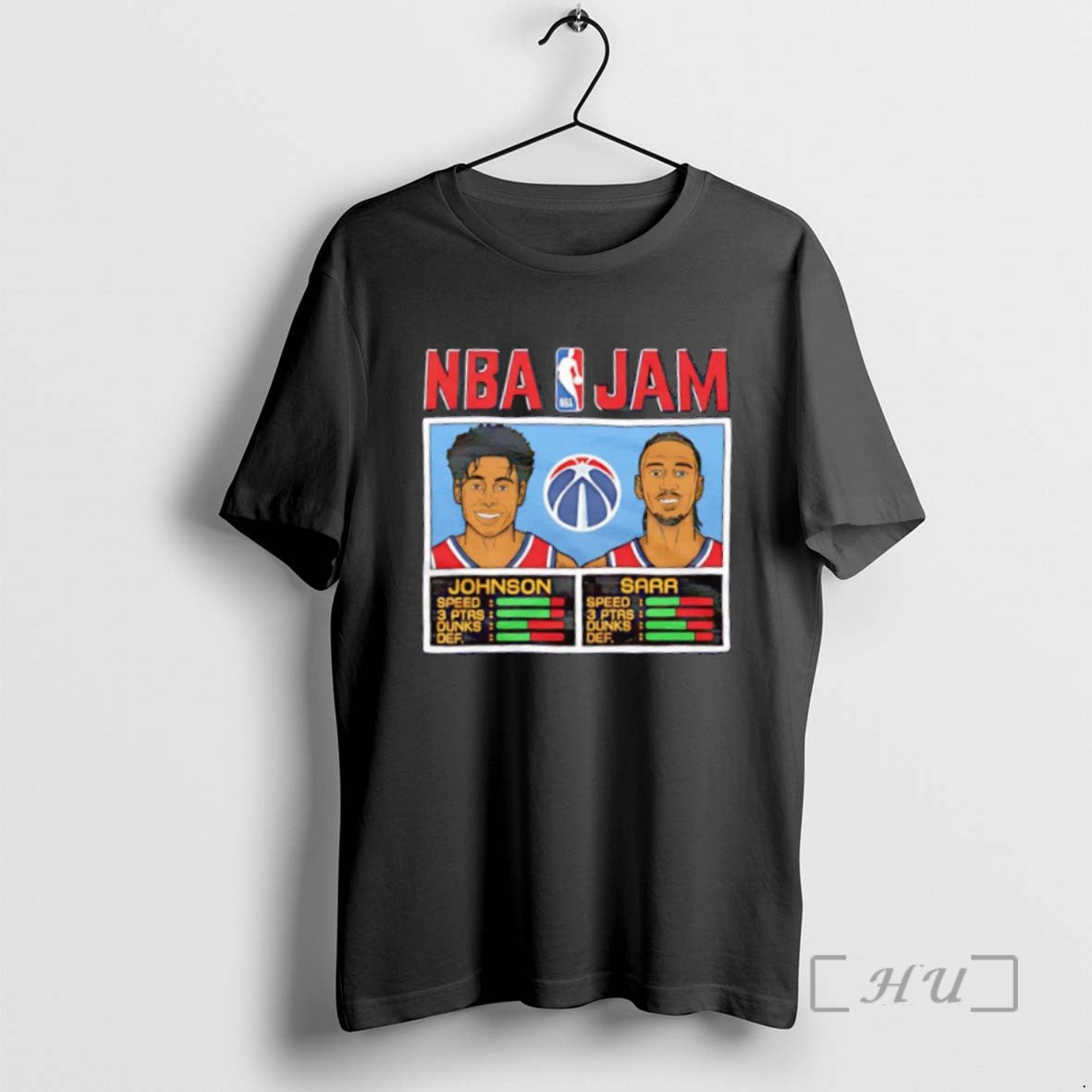 Trending Nba Jam Cameron Johnson And Alex Sarr Washington Wizards Graphic Tee Shirts Sweater