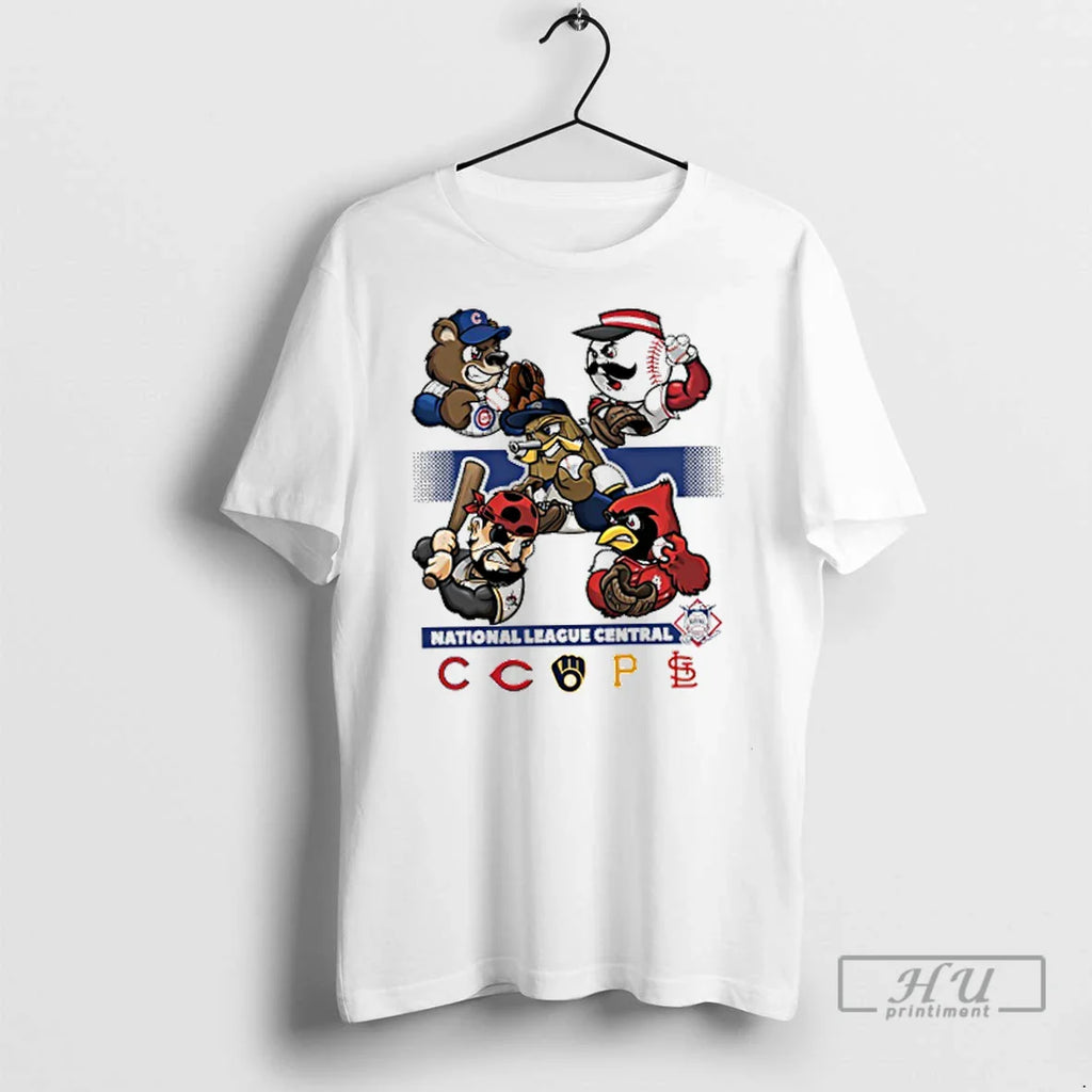 Trending National League Central 2025 Mlb Postseason Mascot T Shirts