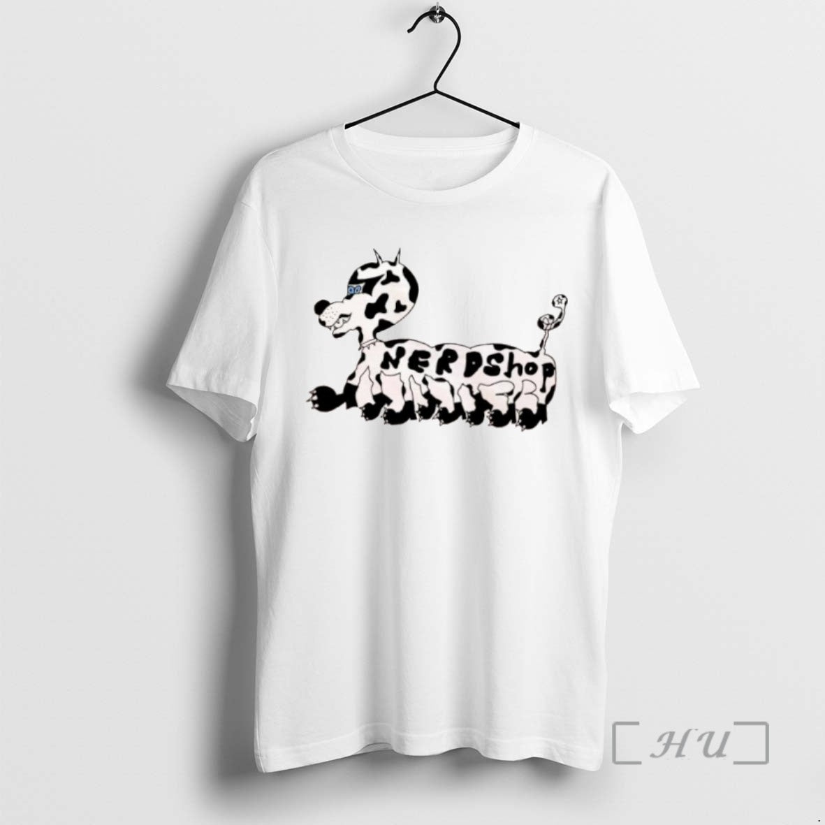 Trending Nerd Shop Dog Cow Graphic Tee Shirts Sweater