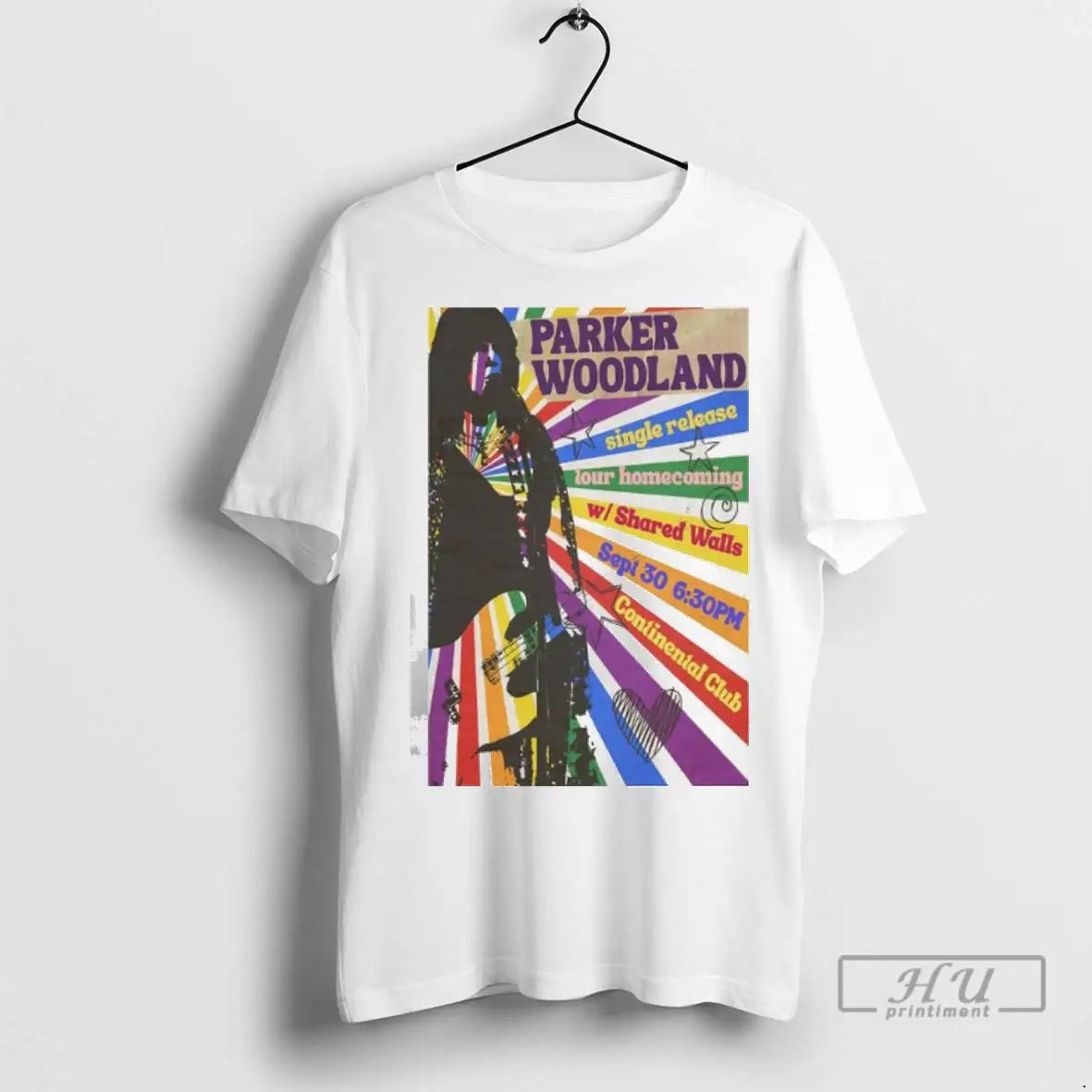 Trending Parker Woodland Continental Club Austin Sept 30 2025 Ladies T Shirts