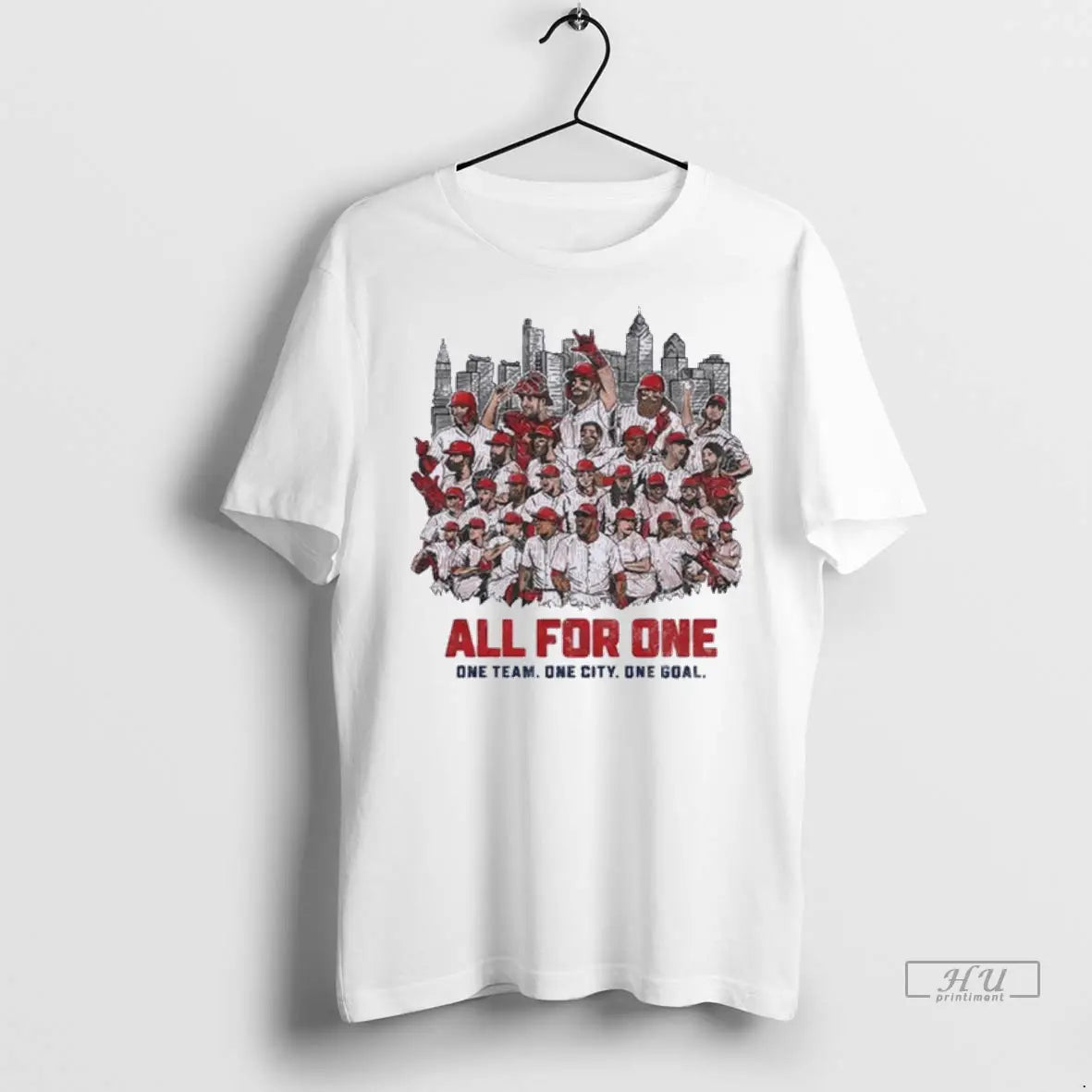 Trending Philadelphia Phillies All For One One Team One City One Goal T Shirts