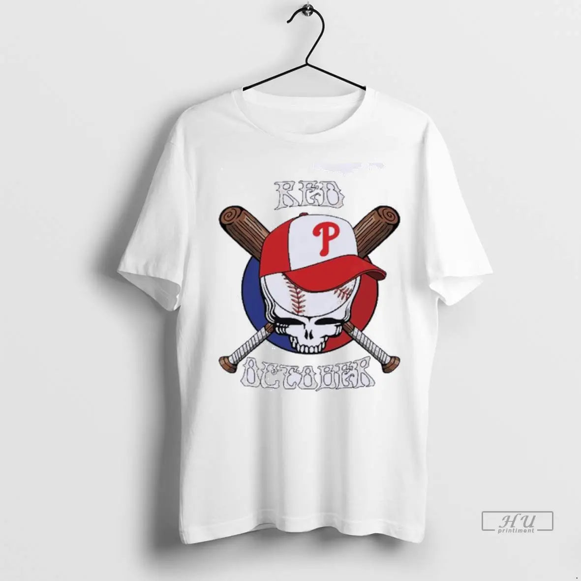 Trending Red October Stealie Phillies Playoff Grateful Red T Shirts