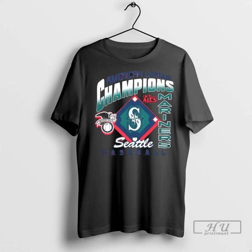 Trending Seattle Mariners 2025 Alcs Champions Mlb National League Baseball T Shirts
