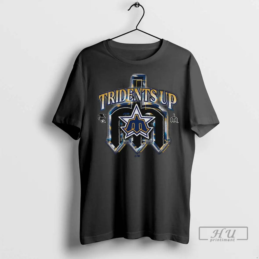 Trending Seattle Mariners Tridents Up Mlb Baseball Regional Franklin Logo T Shirts