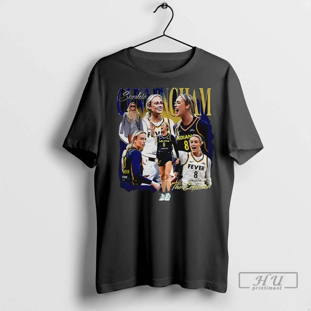 Trending Sophie Cunningham Indiana Fever Wnba Basketball The Enforcer Graphic T Shirts