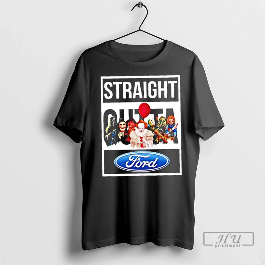 Trending Straight Outta Horror Movies Halloween X Ford Motor T Shirts