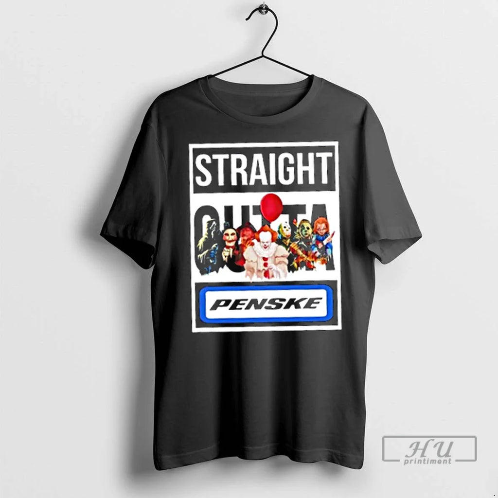Trending Straight Outta Horror Movies Halloween X Penske Corporation T Shirts