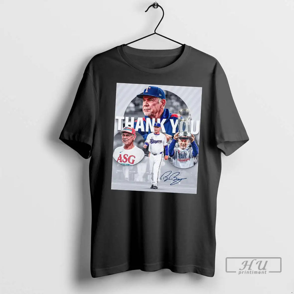 Trending Texas Rangers Thank You Bruce Bochy Signature T Shirts