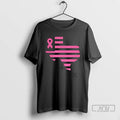 Trending Texas Stripes Of Strength Pink Ribbon T Shirts