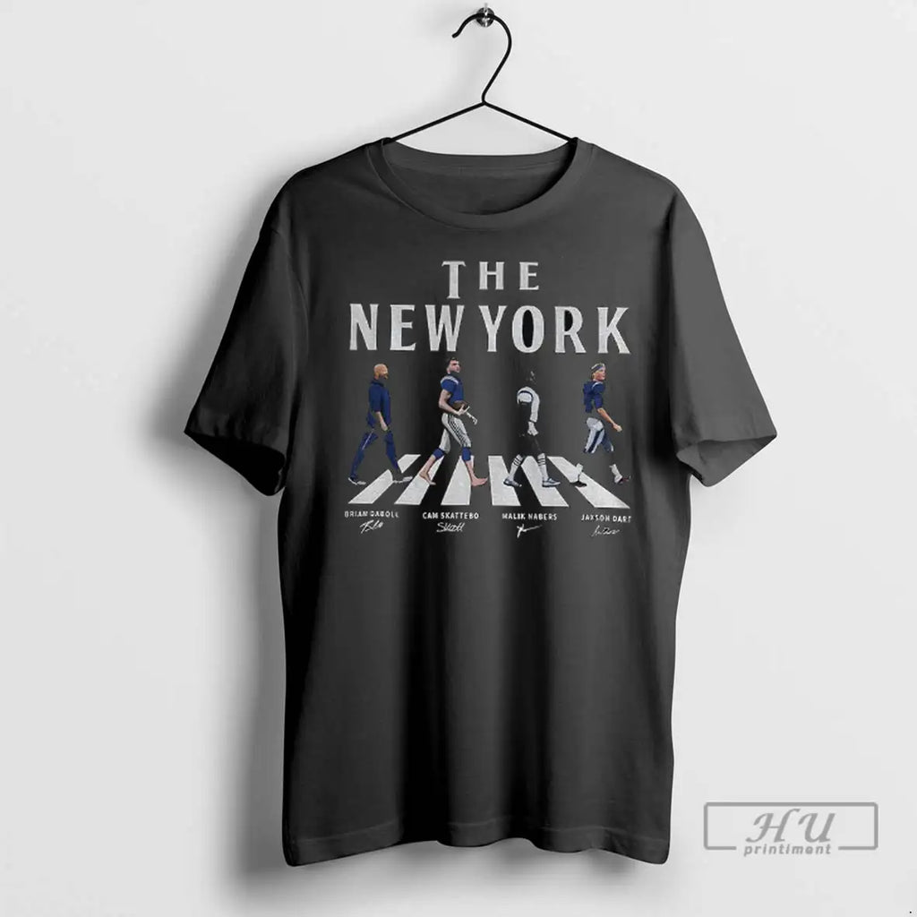 Trending The New York Brian Daboll Cam Skattebo Malik Nabers And Jaxson Dart Abbey Road