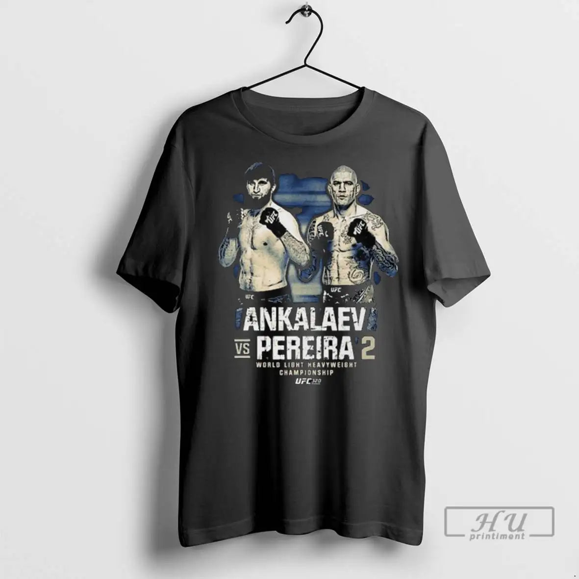 Trending Ufc 320 Ankalaev Vs Pereira 2 Bitmap Long Sleve T Shirts