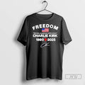 Trending Well Done My Good And Faithful Servant Charlie Kirk Freedom Tribute Memorial T Shirts