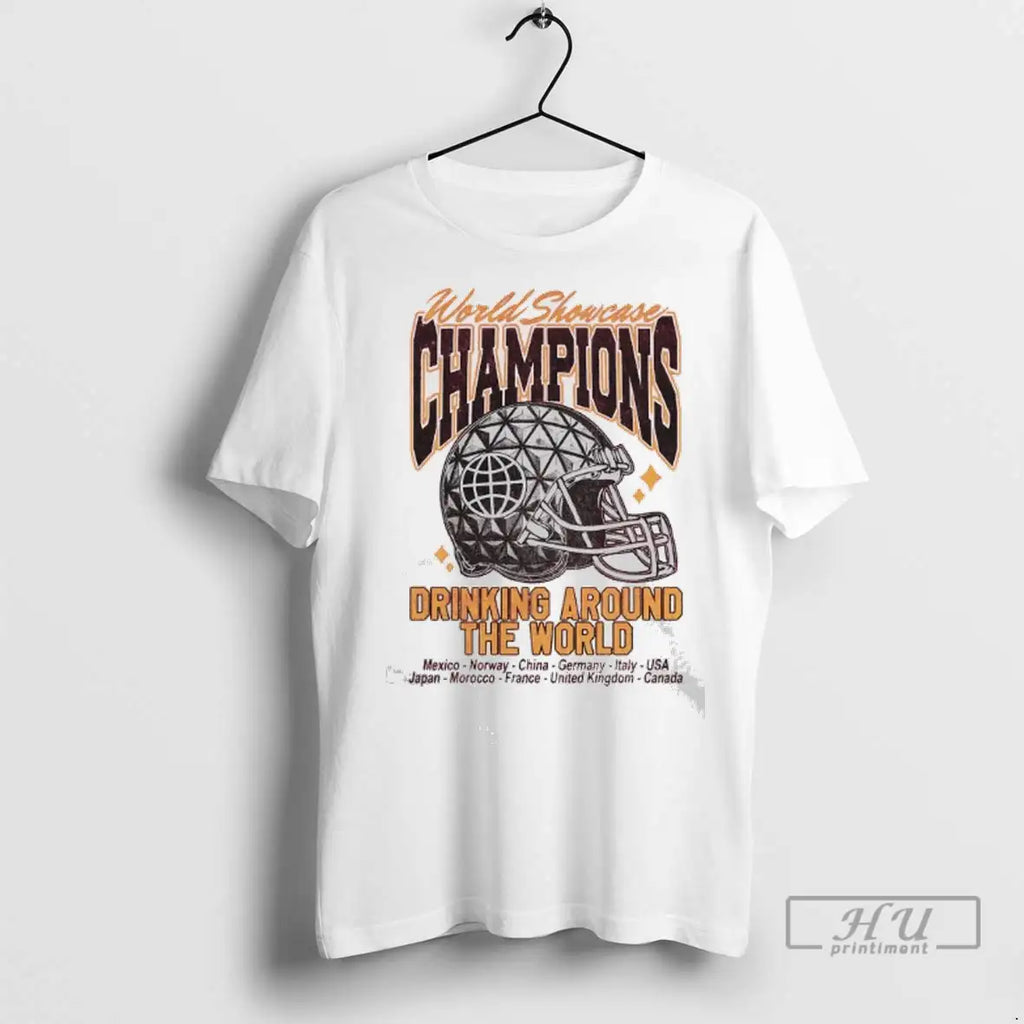 Trending World Showcase Champions Kc Variant Drinking Around The World Ladies T Shirts