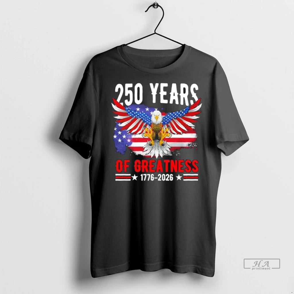 Trendy 250 Years America Patriotic Eagle Usa Flag 250th Anniversary 1776 2026 Shirt Sweater