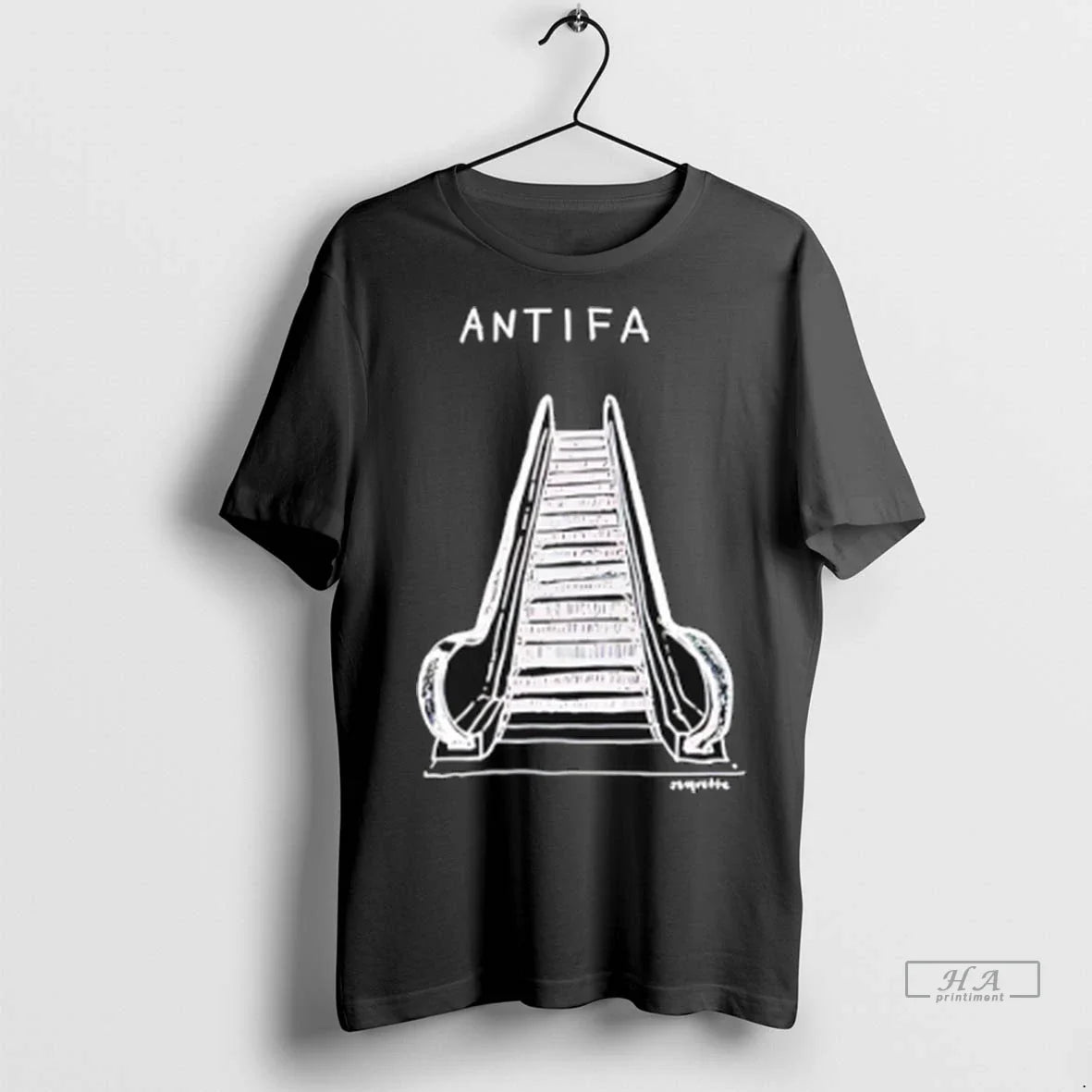 Trendy Antifa Escalator Paint Shirt Sweater