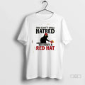 Trendy Black Cat You Cant Spell Hatred Without Red Hat Shirt Sweater