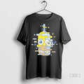 Trendy Cartoon Mashup Robot Glitch Art Shirt Sweater