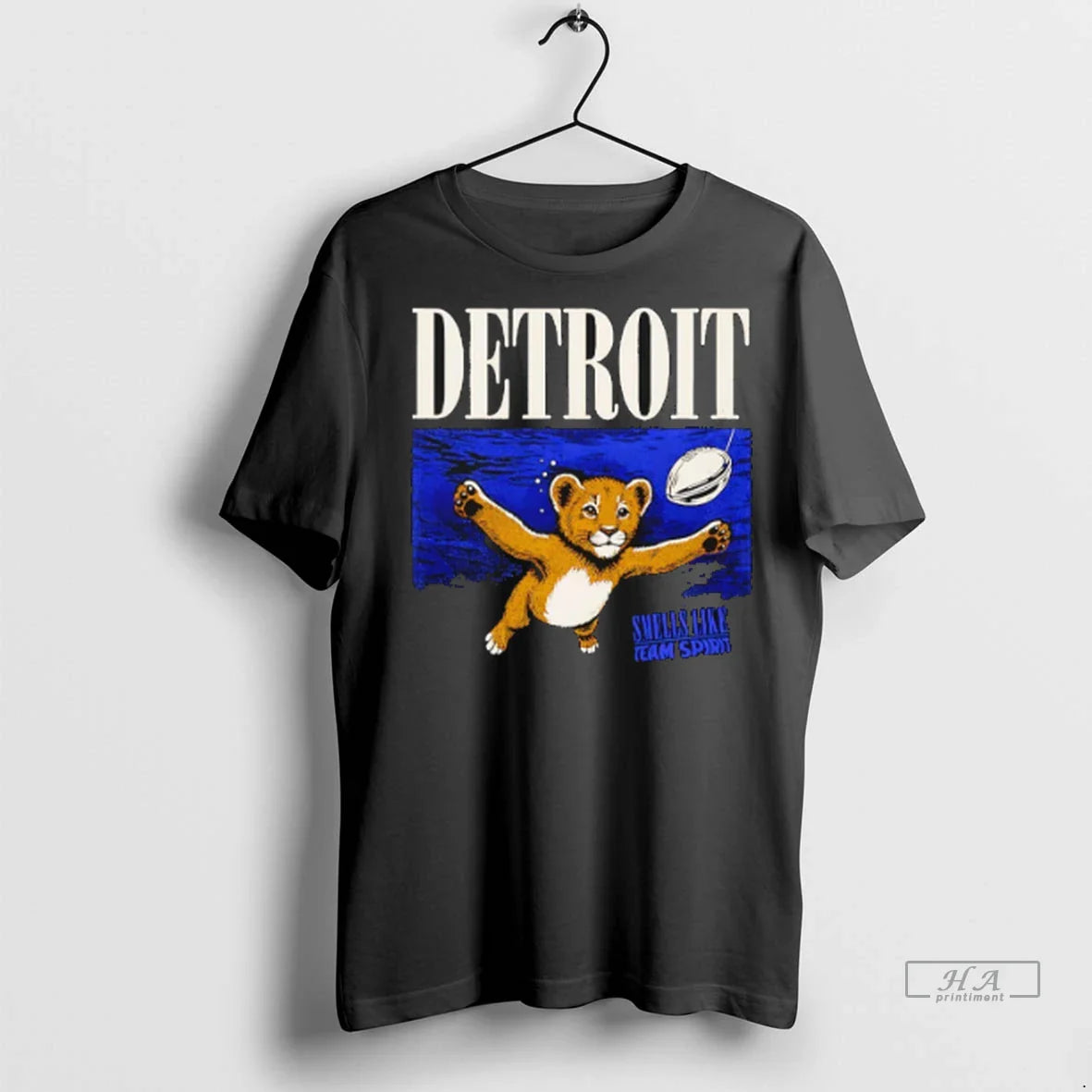 Trendy Detroit Football Smells Like Team Spirit Shirt Sweater