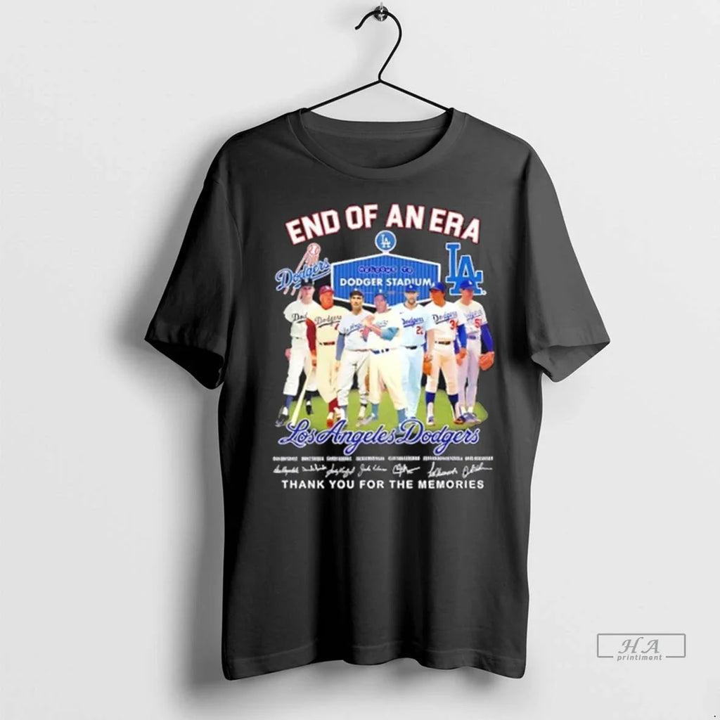 Trendy End Of An Era Los Angeles Dodgers Legends Thank You For The Memories Signatures