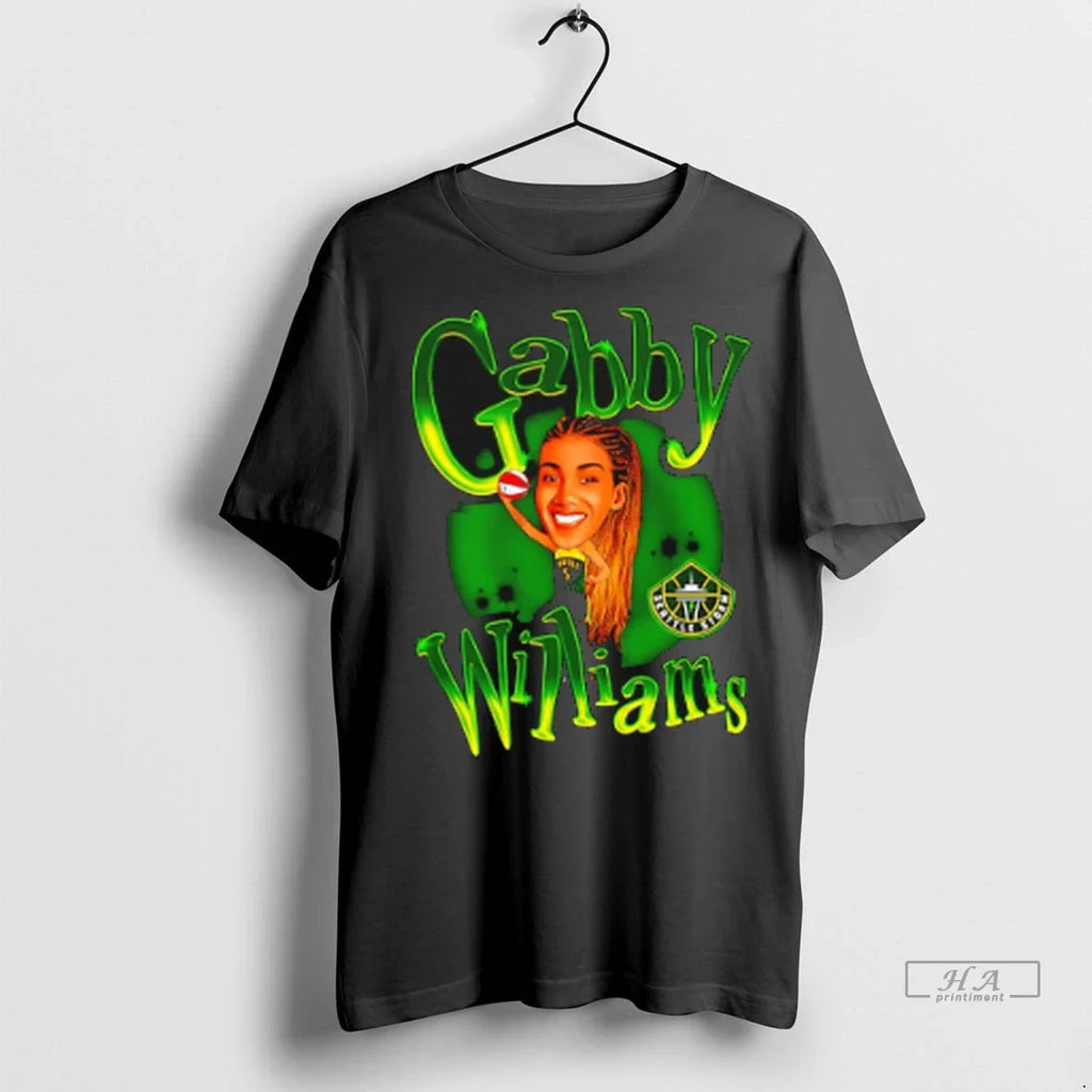 Trendy Gabby Williams Seattle Storm Caricature Shirt Sweater