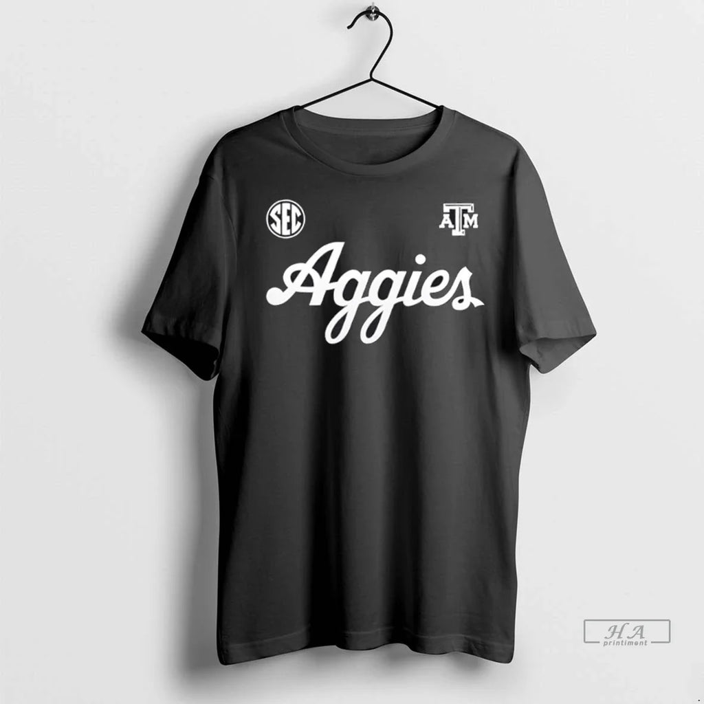 Trendy Gig Em Aggies Wordmark Alternate Dark Mode 2 Sided Shirt Sweater