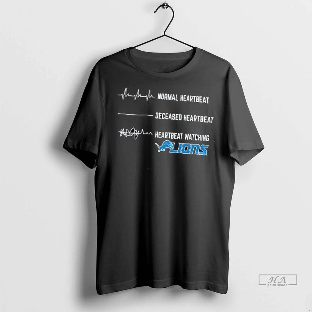 Trendy Heartbeat Watching Detroit Lions Shirt Sweater