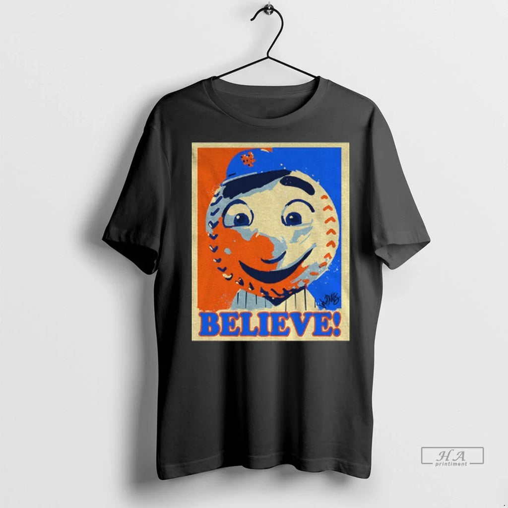 Trendy Mr Met New York Mets Mlb Baseball Believe Hope 2025 Shirt Sweater
